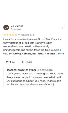 Jo from Ocean Property Nottingham Review for Group Piex Limited